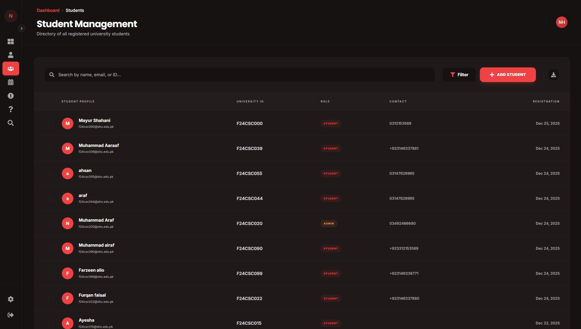 CILP Portal screenshot 1